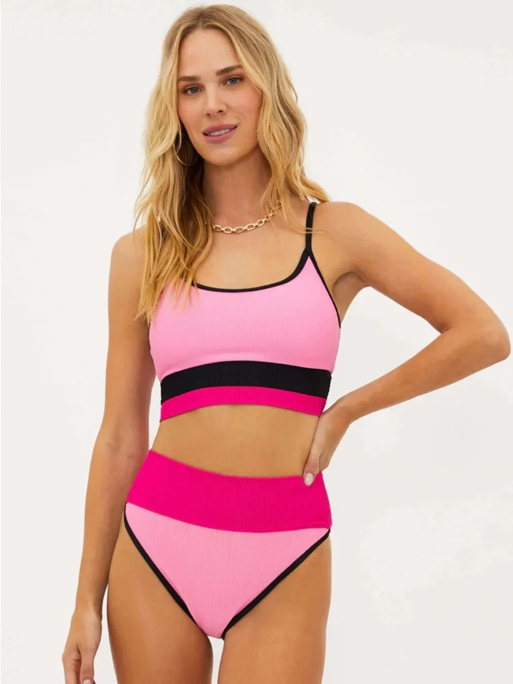 BEACH RIOT ❤️🔥 HIGH WAIST EMMY BOTTOMS NWT SIZE SMALL - Picture 1 of 9